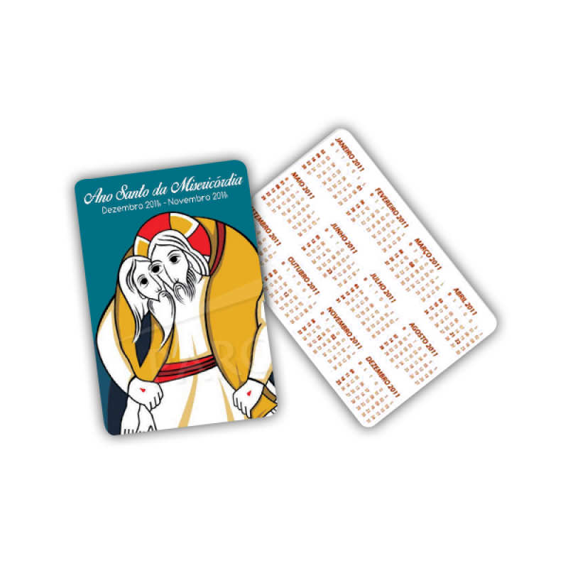 CALENDÁRIO DE BOLSO - PAPEL COUCHÉ 300G - VERNIZ UV TOTAL FRENTE - 10 UNID CALENDÁRIO DE BOLSO - PAPEL COUCHÉ 300G - VERNIZ UV TOTAL FRENTE - 10 UNID
