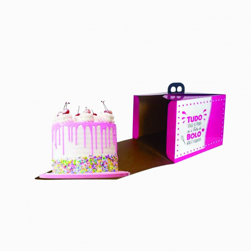 CAIXA PARA TORTA 25x25x12 - 500 UNID CAIXA PARA TORTA 25x25x12 - 500 UNID