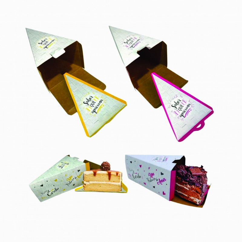 EMBALAGEM FATIA DE BOLO OU TORTA 16,5 x 5,5 x 10 - 3000 UNIDADES EMBALAGEM FATIA DE BOLO OU TORTA 16,5 x 5,5 x 10 - 3000 UNIDADES