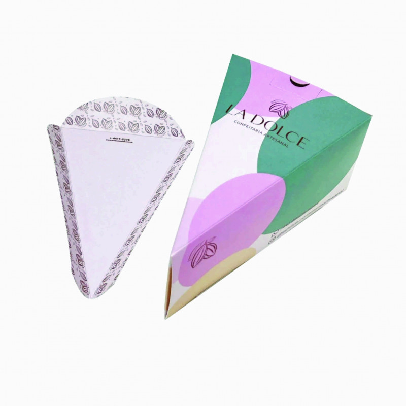 EMBALAGEM FATIA DE BOLO OU TORTA 15x 9,5 x 9 - 500 unid EMBALAGEM FATIA DE BOLO OU TORTA 15x 9,5 x 9 - 500 unid