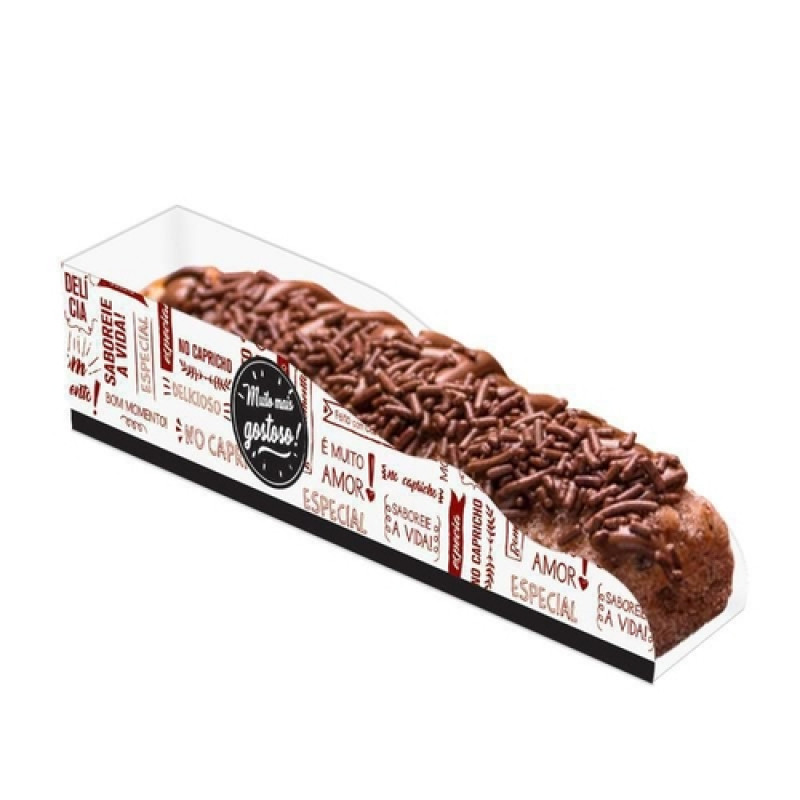 EMBALAGEM CHURROS SEM TAMPA PERSONALIZADA - 3000 UNID EMBALAGEM CHURROS SEM TAMPA PERSONALIZADA - 3000 UNID