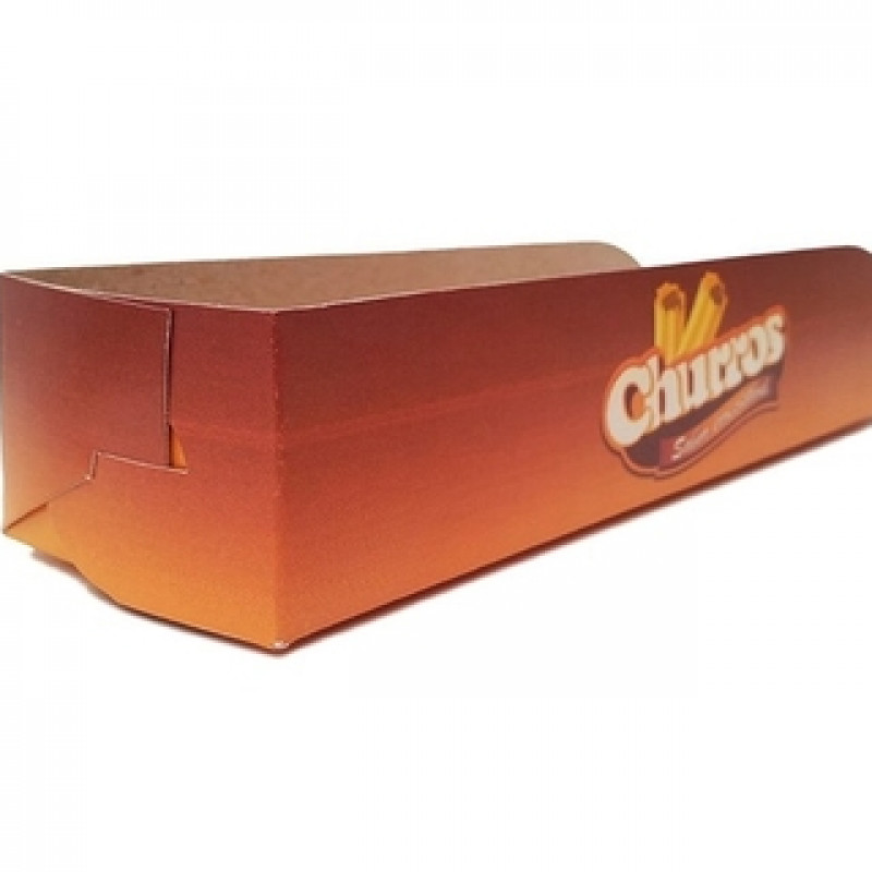 EMBALAGEM CHURROS SEM TAMPA PERSONALIZADA - 3000 UNID EMBALAGEM CHURROS SEM TAMPA PERSONALIZADA - 3000 UNID
