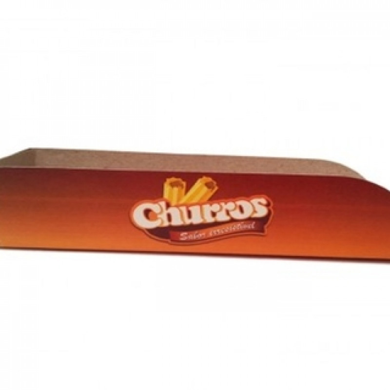 EMBALAGEM CHURROS SEM TAMPA PERSONALIZADA - 3000 UNID EMBALAGEM CHURROS SEM TAMPA PERSONALIZADA - 3000 UNID
