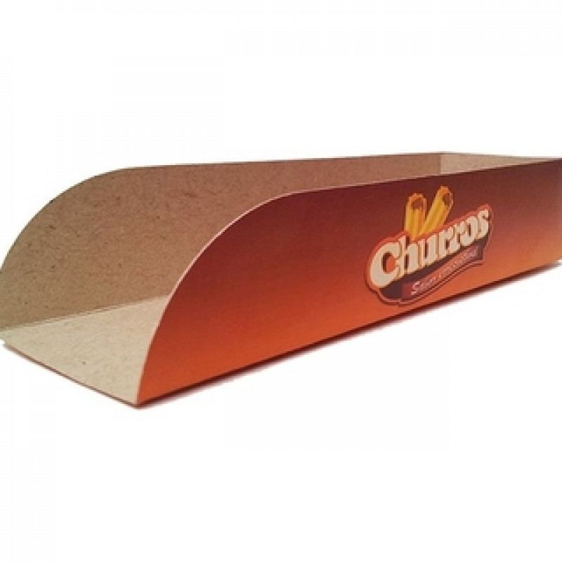 EMBALAGEM CHURROS SEM TAMPA PERSONALIZADA - 3000 UNID EMBALAGEM CHURROS SEM TAMPA PERSONALIZADA - 3000 UNID