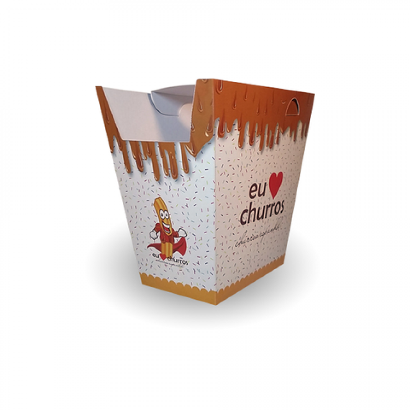 EMBALAGEM CHURROS ESPANHOL PERSONALIZADA - 1000 UNID EMBALAGEM CHURROS ESPANHOL PERSONALIZADA - 1000 UNID