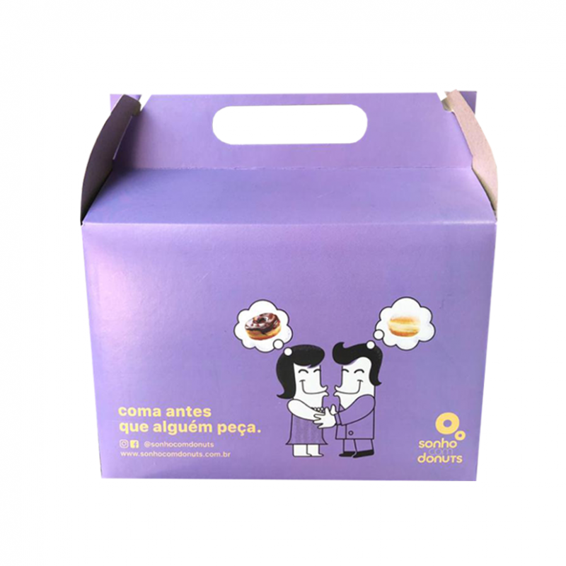 EMBALAGEM DONUTS 2 UNID 21x7x10,5 - 1000 UNID EMBALAGEM DONUTS 2 UNID 21x7x10,5 - 1000 UNID