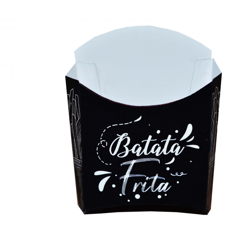 EMBALAGEM BATATA FRITA MÉDIA PERSONALIZADA - 5000 UNID EMBALAGEM BATATA FRITA MÉDIA PERSONALIZADA - 5000 UNID