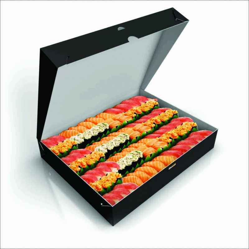EMBALAGEM SUSHI 38x23x4 50 unid - 3000 UNID EMBALAGEM SUSHI 38x23x4 50 unid - 3000 UNID