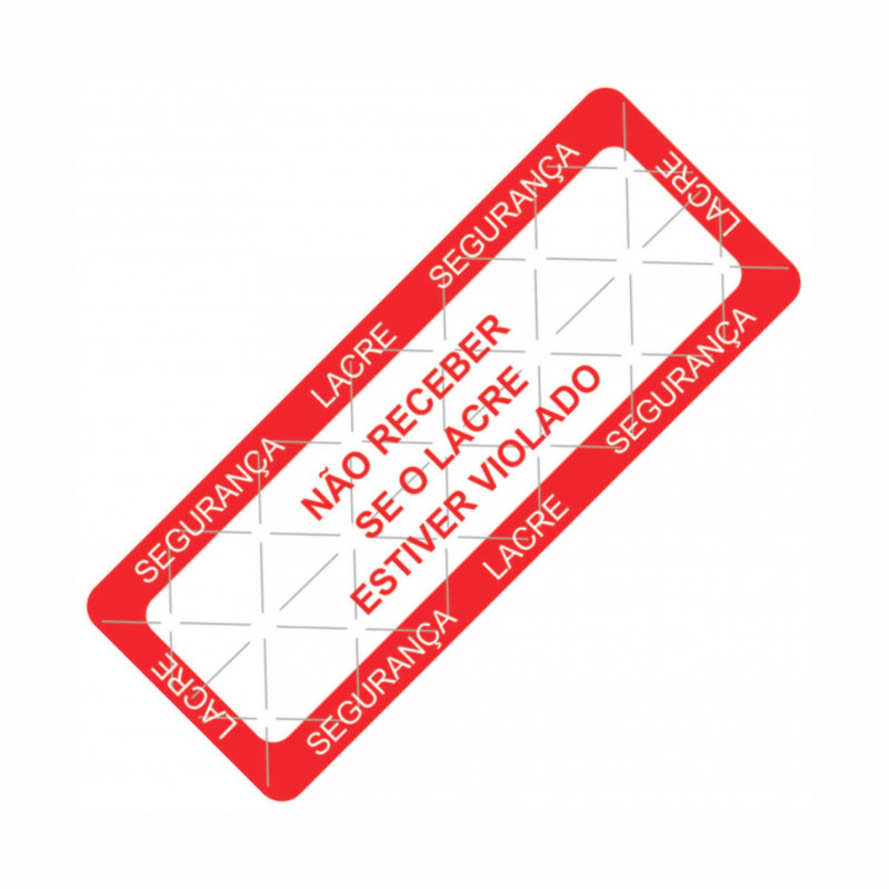 LACRE DE SEGURANÇA – 27000 UNID LACRE DE SEGURANÇA – 27000 UNID