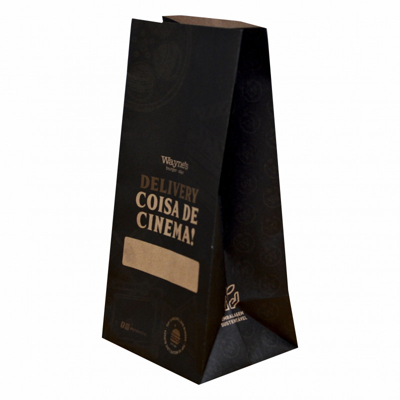 EMBALAGEM SACO PARA LANCHES PERSONALIZADA - 100 UNID EMBALAGEM SACO PARA LANCHES PERSONALIZADA - 100 UNID