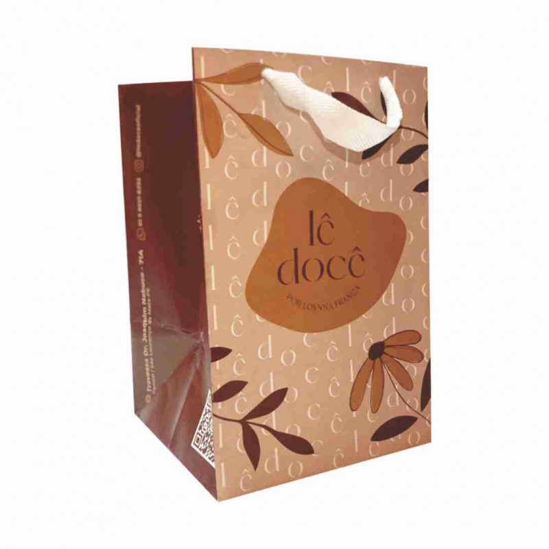 SACOLA COM LAMINAÇÃO BRILHO - 1000 UNID SACOLA COM LAMINAÇÃO BRILHO - 1000 UNID